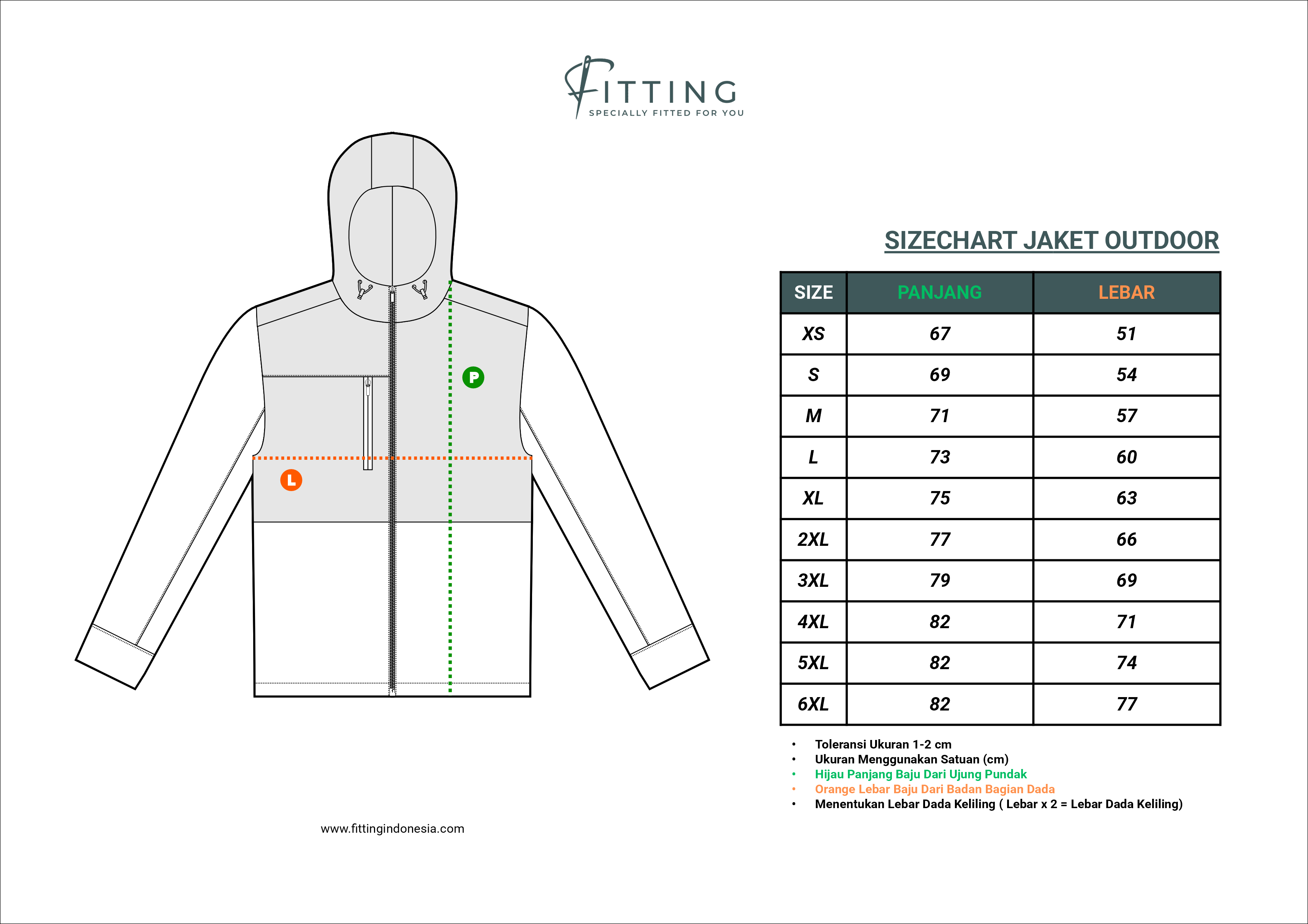 Media Produksi Jaket Outdoor