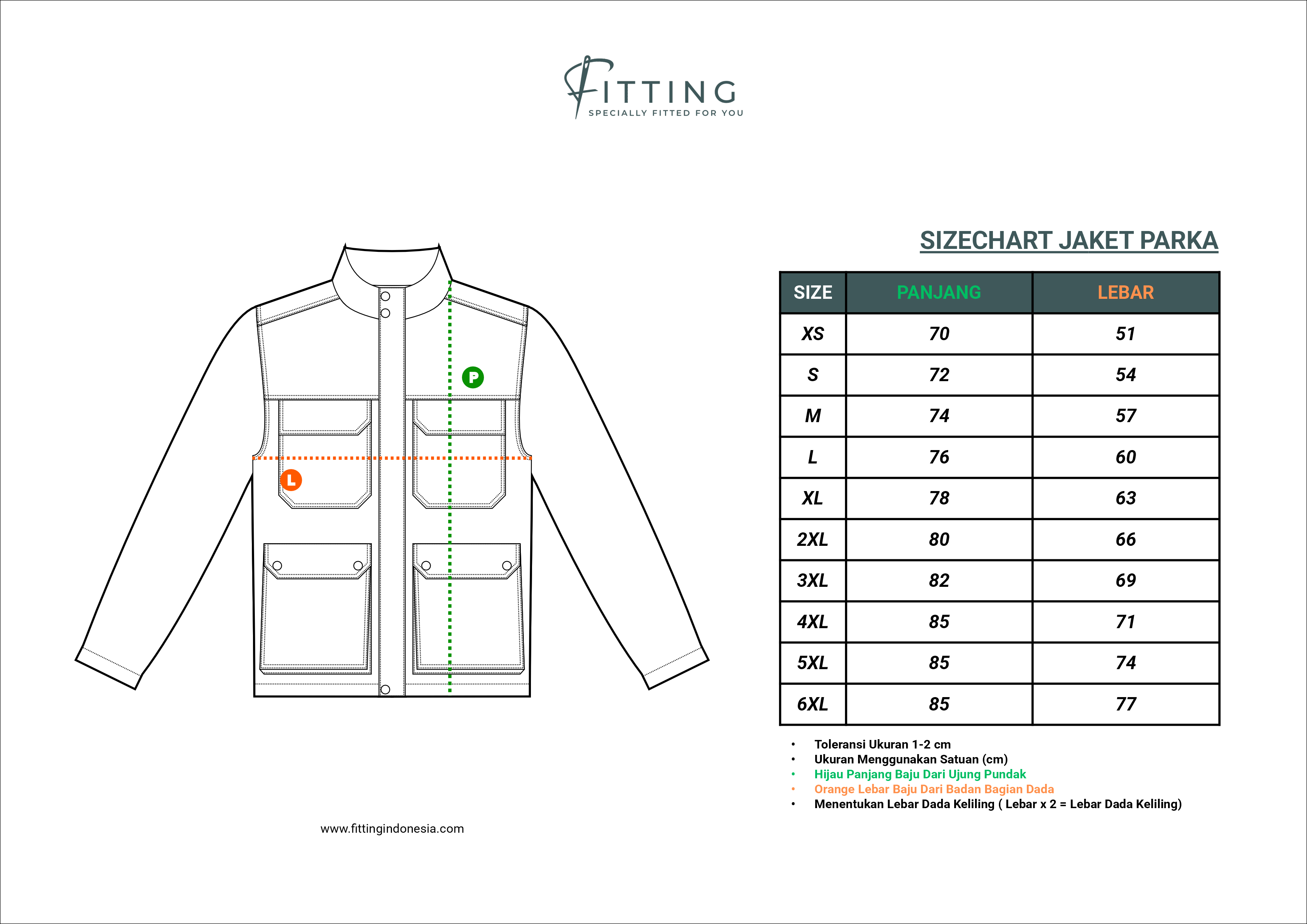 Media Produksi Jaket Parka