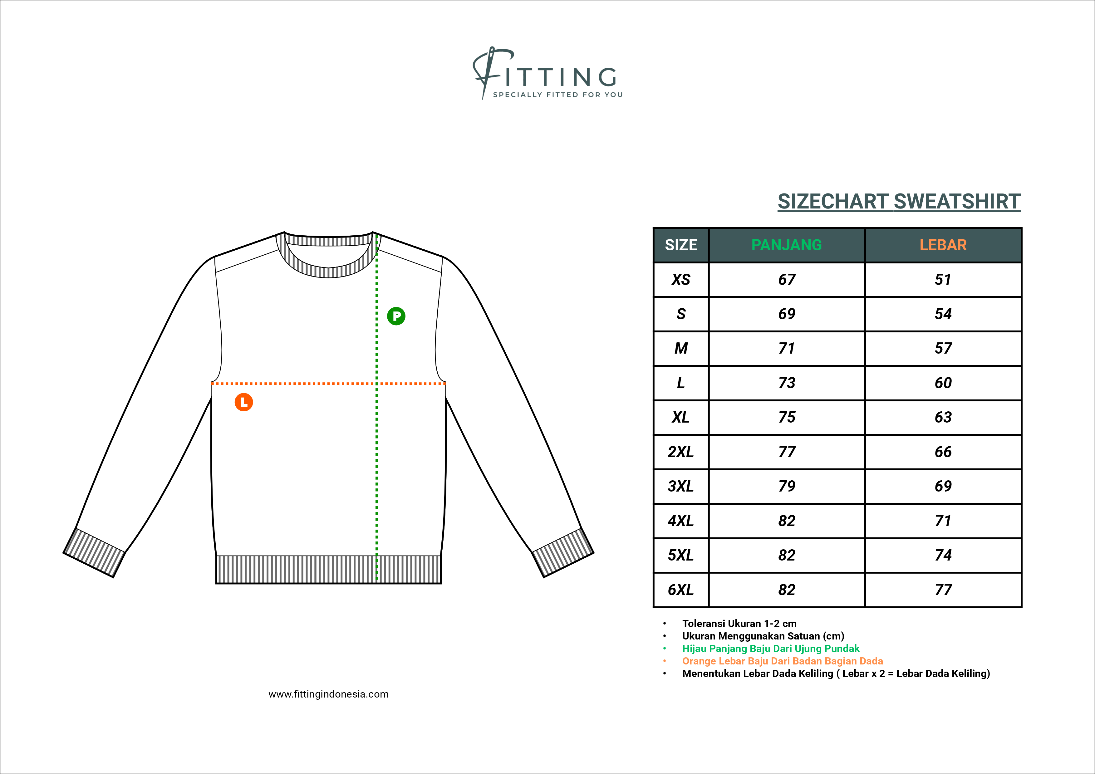 Media Produksi Jaket Sweatshirt