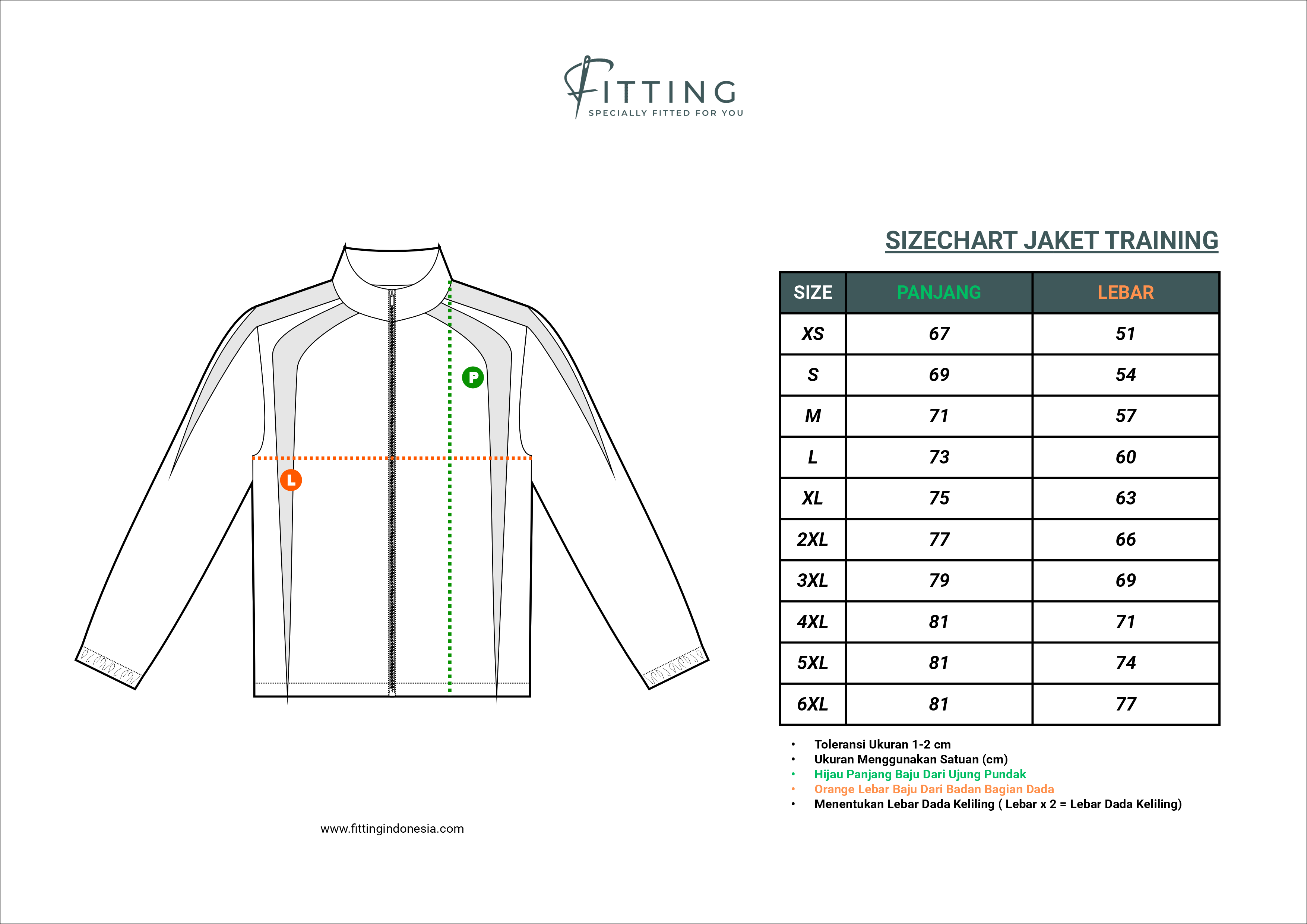 Media Produksi Jaket Training