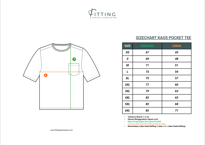 Media Produksi Kaos Pocket Tee