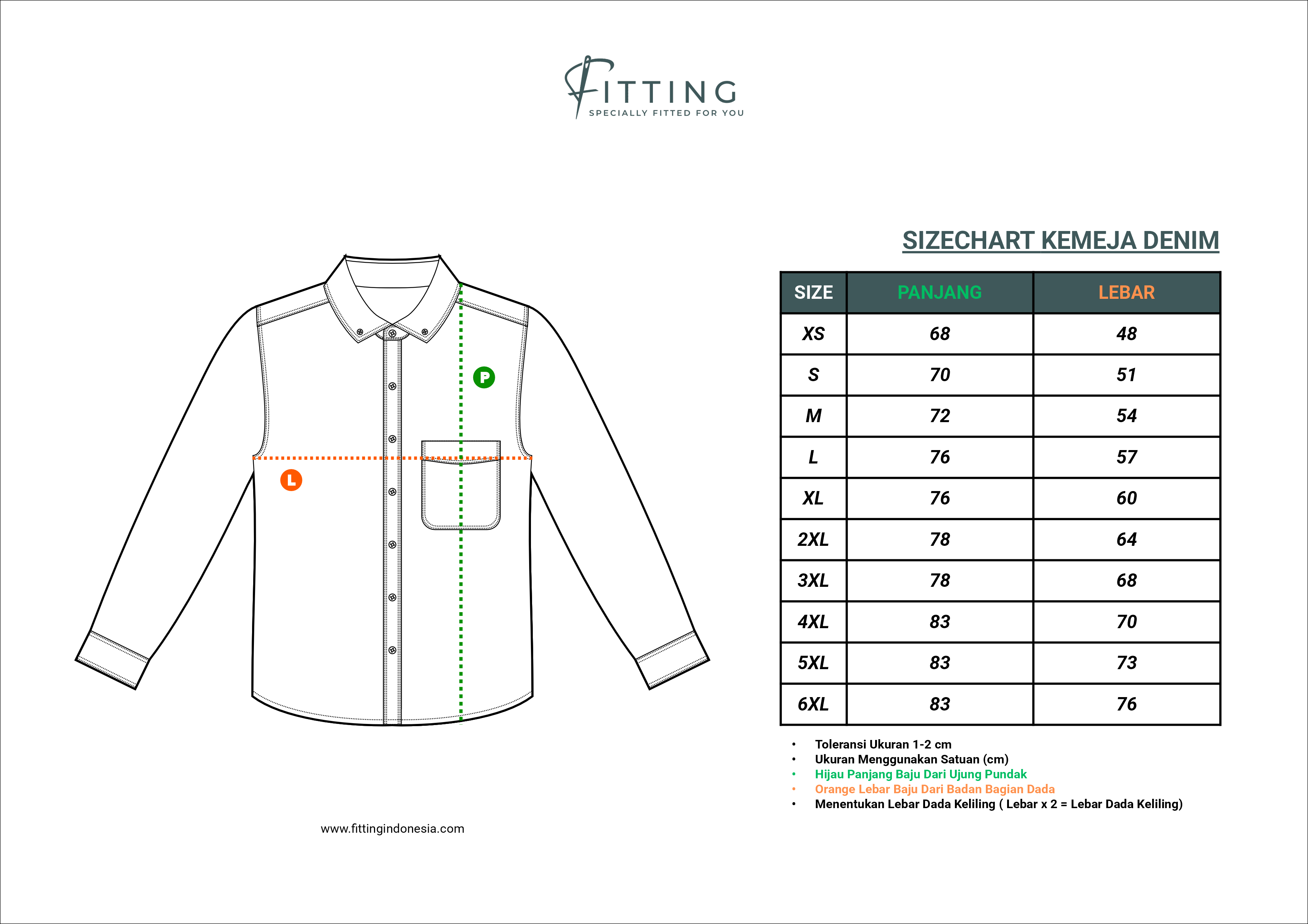 Media Produksi Kemeja Denim