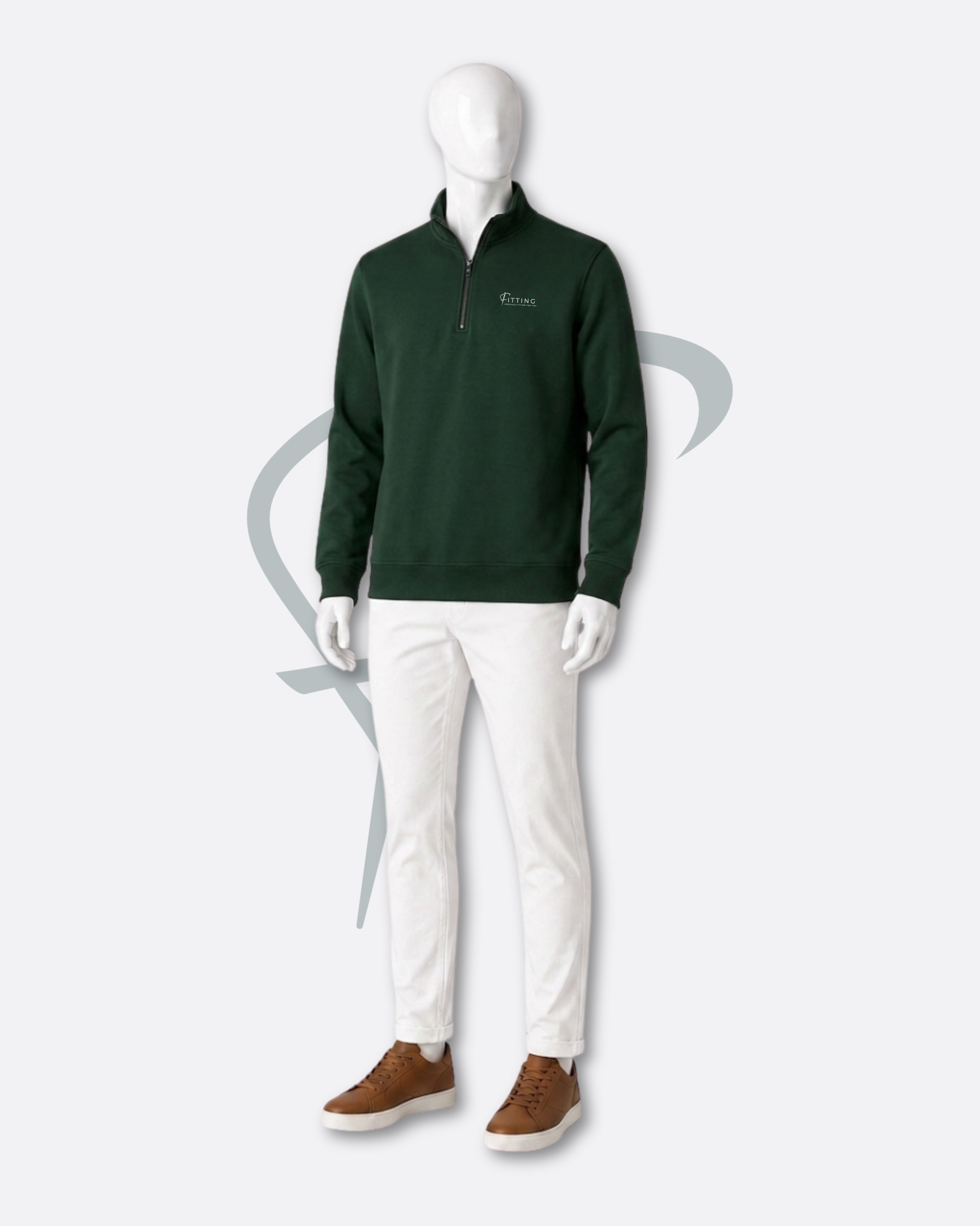 Product Image Produksi Jaket Quarter Zipper Sweatshirt
