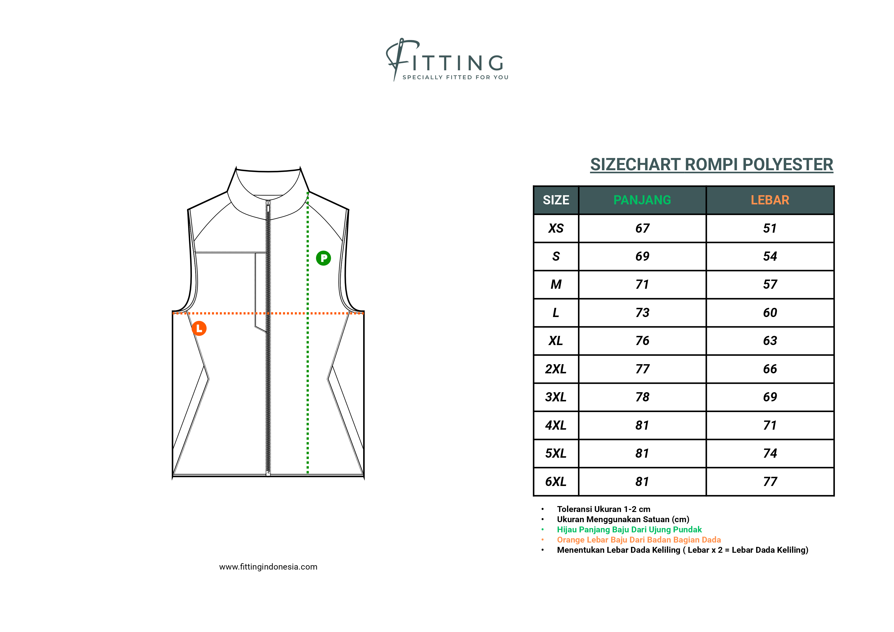 Media Produksi Rompi Polyester